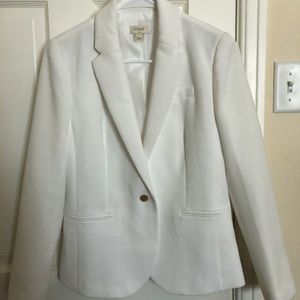 J. Crew White Blazer Size 4
